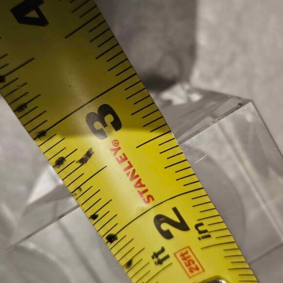 Signed Oleg Cassini Etched Leaves Crystal Votives - Picture 7 of 8